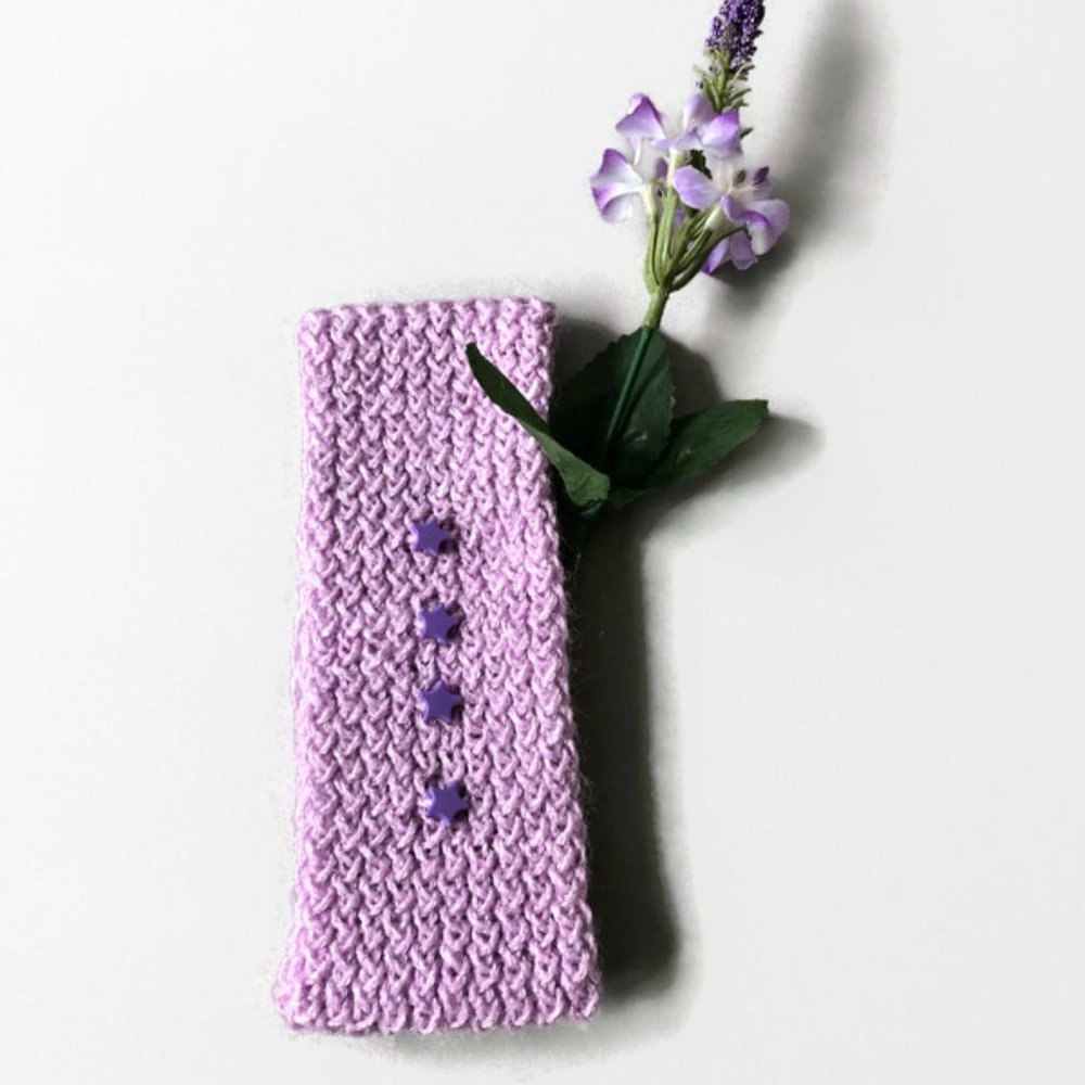 Knitted headband ear warmer